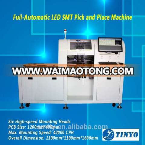 Full-Automatic and High Speed LED Pick and Place Machine