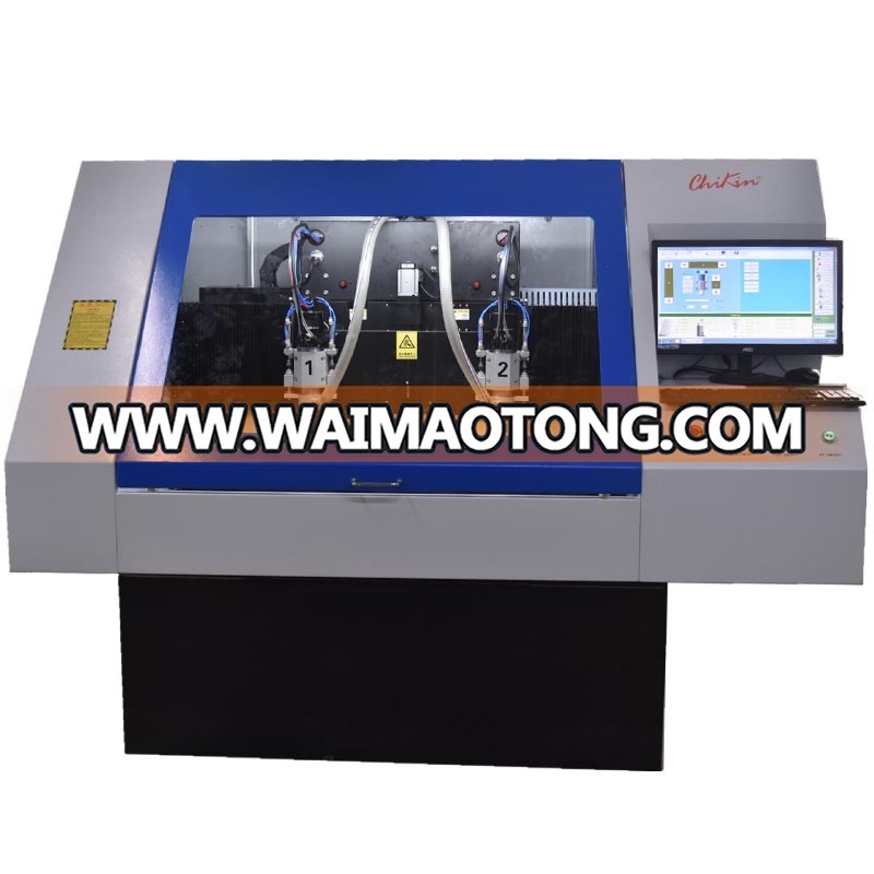 CNC control automatic PCB circuit board making machine Price/ 2 axis CNC drilling and routing equipment manufacturers